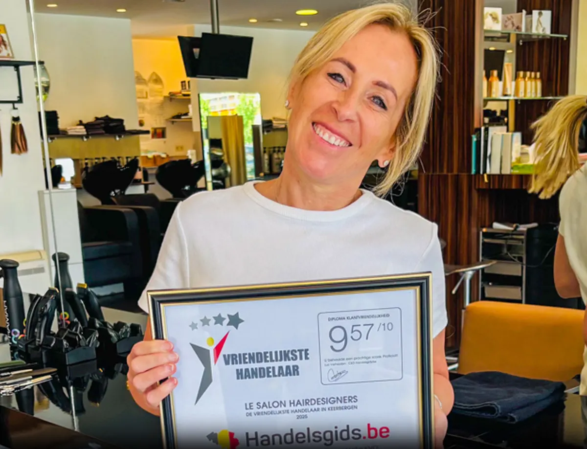 Anne Vandeven, zaakvoerster van Le Salon Hairdesigners