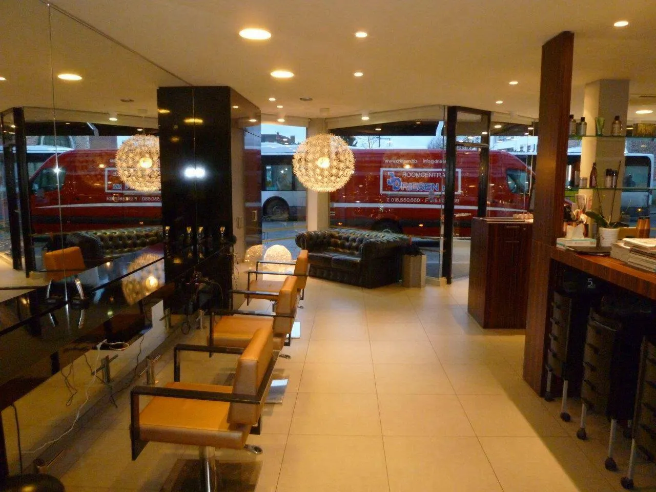 Sfeer bij Le Salon Hairdesigners, Dames